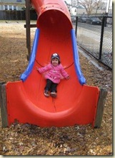 A on slide