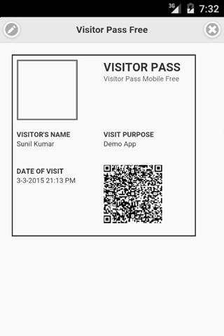 Visitor Pass Mobile Free
