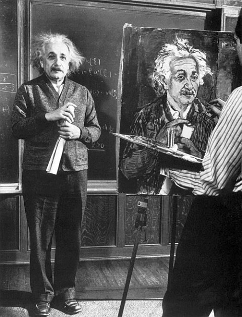 Кто рисует Альберта Эйнштейна?