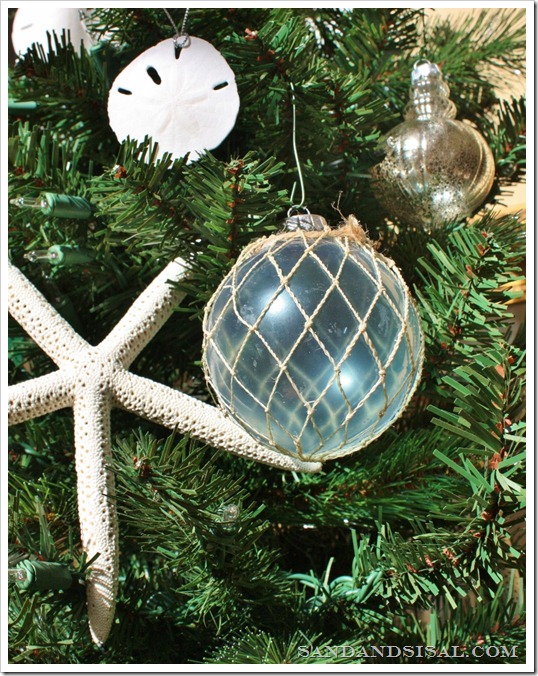 Glass Float Ornaments and starfish 