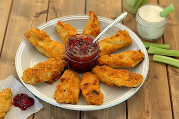 Baked Buffalo Ranch Chicken Strips #NaturallyFresh