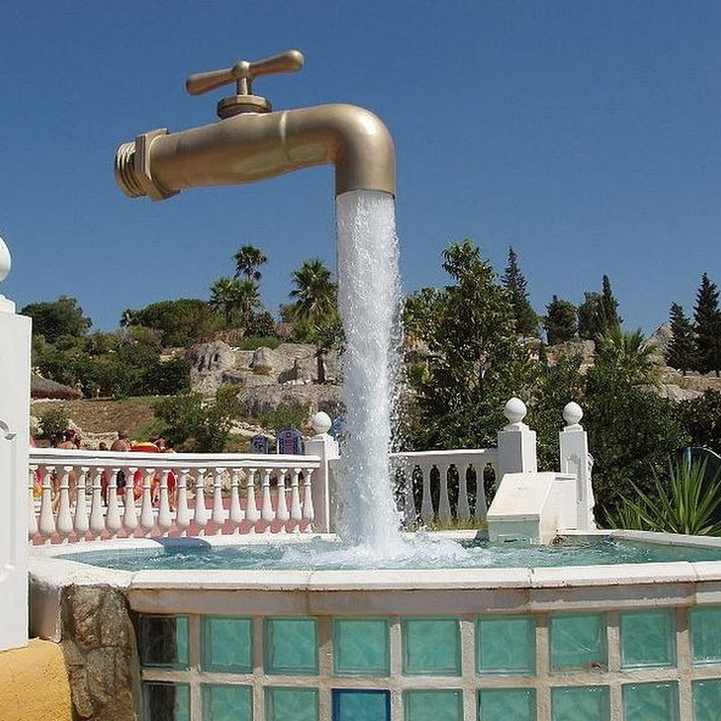 Magical Floating Faucet Fountains Amusing