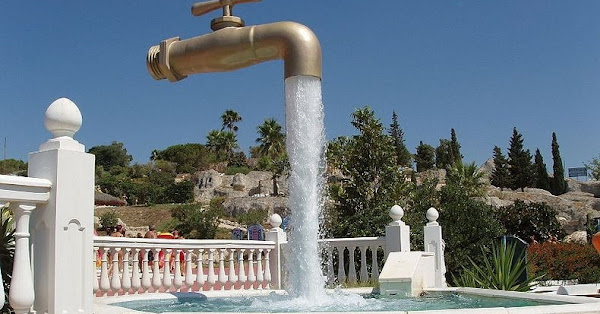 fake water faucet