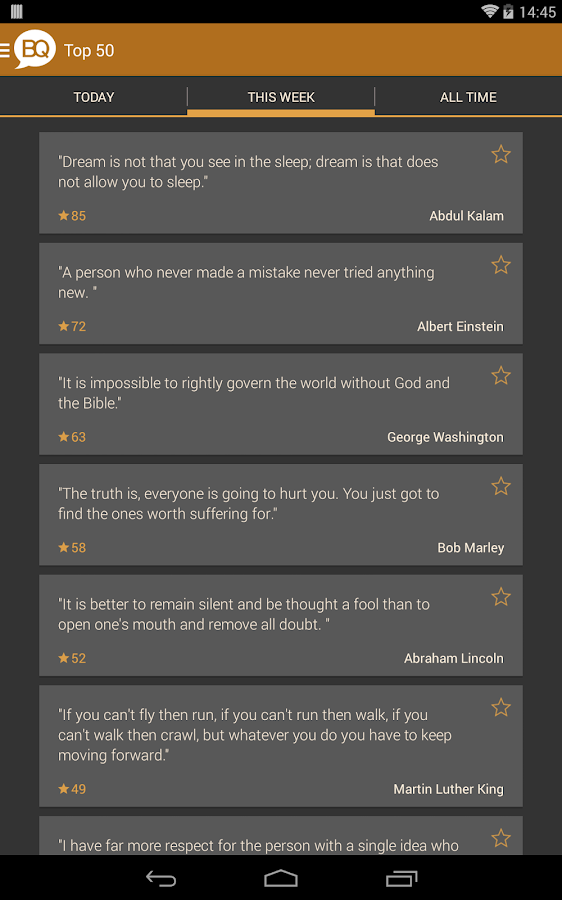 Brilliant Quotes PREMIUM - screenshot