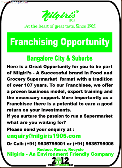 Nilgiris - Franchising Opportunity