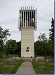 2392 North Dakota USA & Manitoba Canada - International Peace Garden - Bell Tower