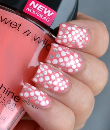 Wet n Wild - She Shells Dotted Nail Art Review (2)