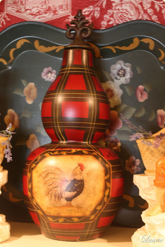 rooster vase