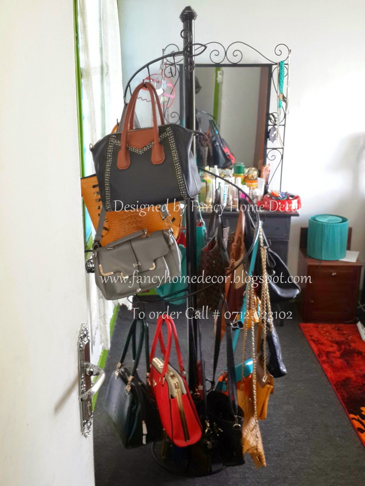 MY PROJECT SHOE RACK, HANDBAG STAND, KITCHEN STAND, COOKING SPOON