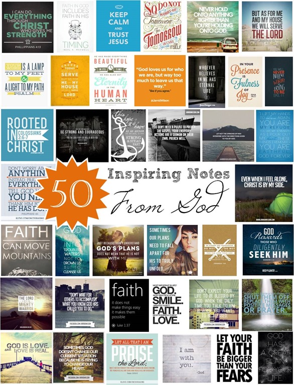 50 Inspiring Notes from God