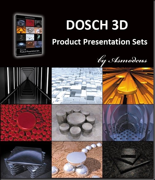 DOSCH 3D: Product Presentation Sets by Asmodeus – 3d max download