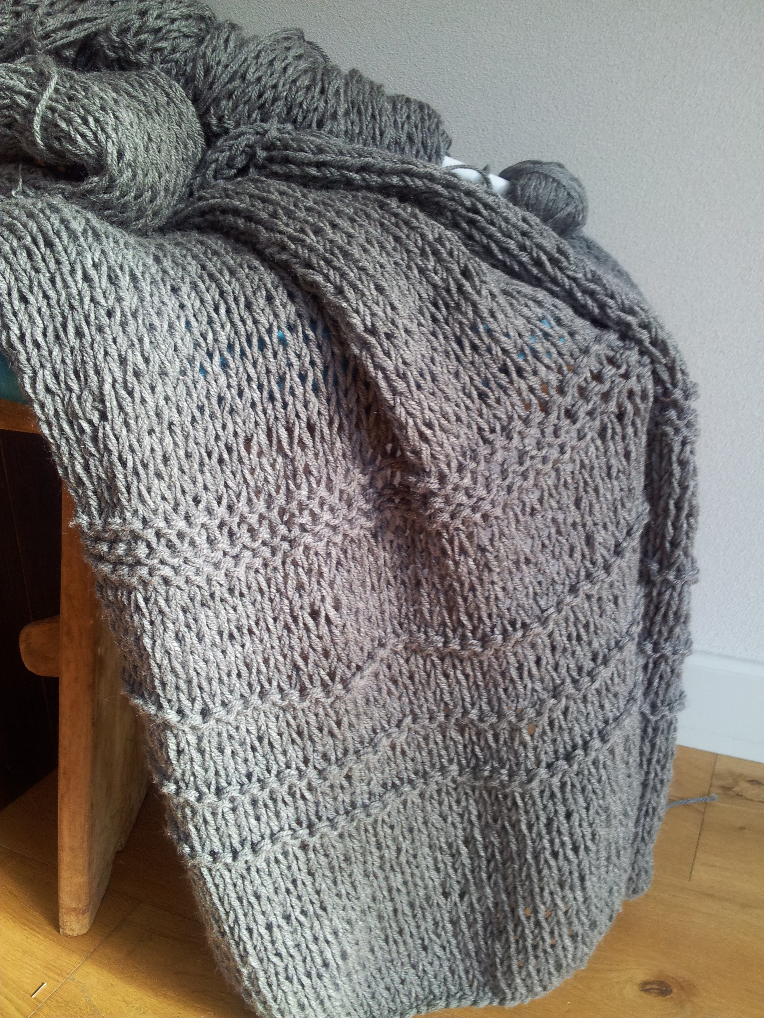 personeelszaken sjaal Sta in plaats daarvan op DIY: snel en makkelijk een deken breien | Only Handmade loves...
