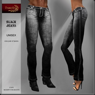 DANIELLE Black Jeans'