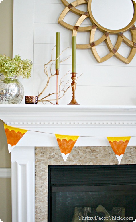 candy corn bunting candy corn bunting