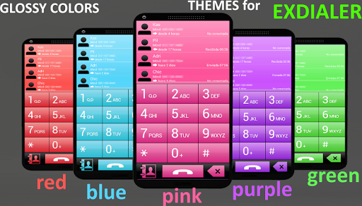 THEME GLASS BLUE FOR EXDIALER
