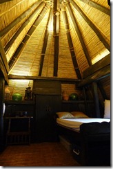 Inside an Ifugao Hut in Shambala in Silang Cavite