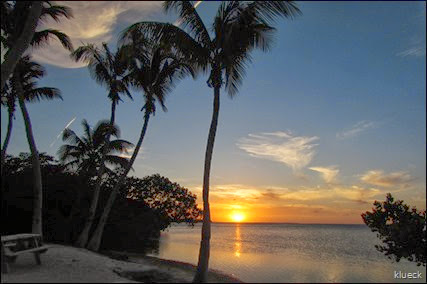 Sunset at Sunshine Key Rv Resort
