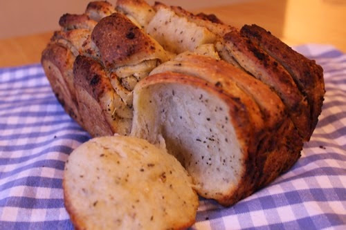 Sourdough Herb & Garlic Pull Apart Bread