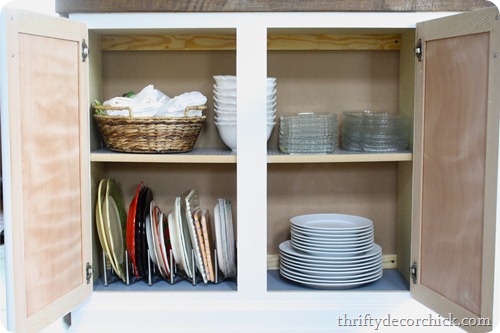Dining Room Pretty Organization From Thrifty Decor Organizing Serving Dishes
