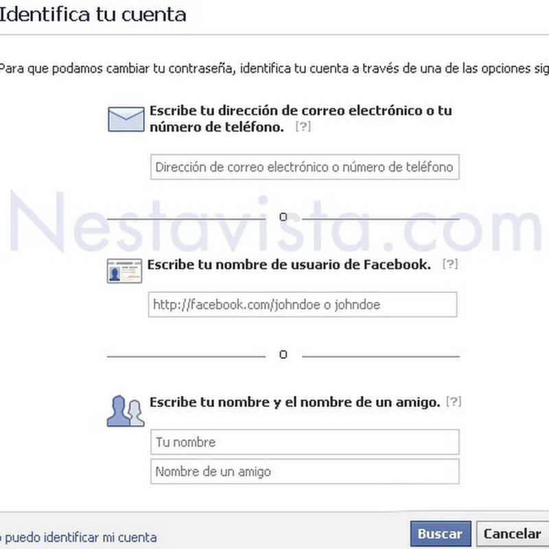 Cómo recuperar mi cuenta de Facebook si ya no puedo entrar? - Nestavista