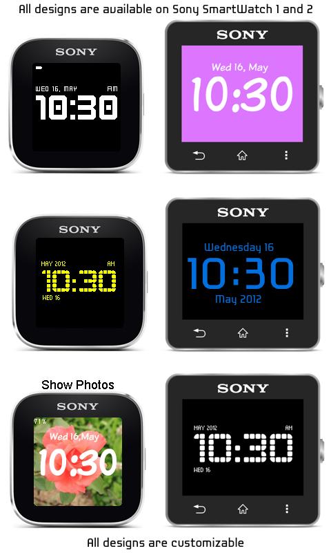 Custom Watch for SmartWatch Screen 3