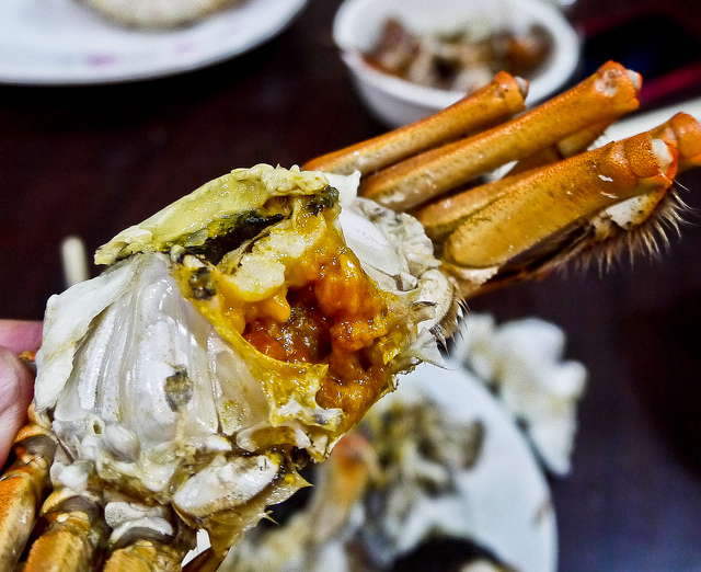 台北 2013年的隆哥龜山島海產吃大閘蟹