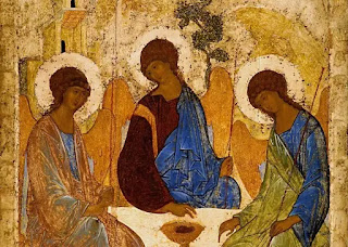Bức icon Ba Ngôi Thiên Chúa của Andrei Rublev.