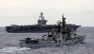 ВМС Индии обои - раджпутов-класса эсминец INS Ranvijay [D55] [Кашин-II класса эсминец]