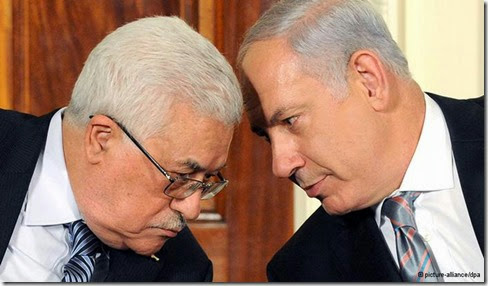 Mahmoud Abbas & Benjamin Netanyahu