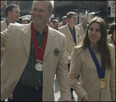 Casal de atiradores Russel e Lauryn Mark não poderá dividir quarto na Vila Olímpica de Londres 2012. (Getty Images)