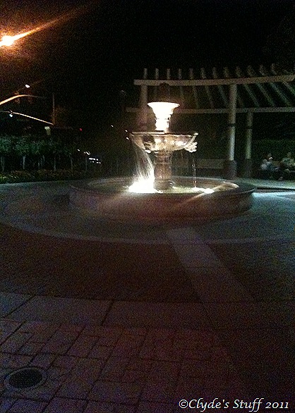 Fountain Between the California Pizza Grill and the Elephant Bar