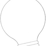 DIBUJOS DE BOMBILLAS PARA COLOREAR