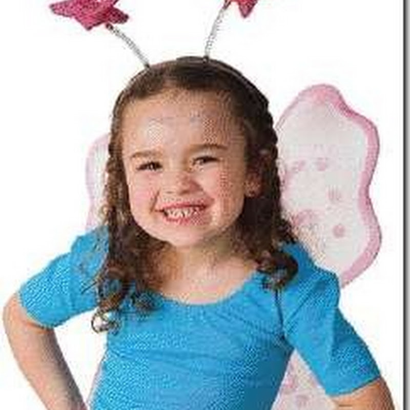 Disfraz casero de mariposa para niña muy fácil