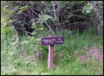 04v -  Hike - Thompson Trail to Bog Trail Sign
