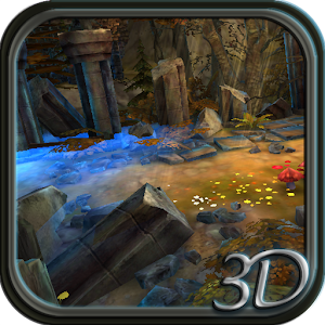 Forest Ruins 3D HD lwp logo