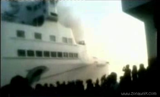 Video Terbakarnya Kapal Motor KM Kirana IX