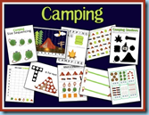 Camping Theme Printables & More - 1+1+1=1