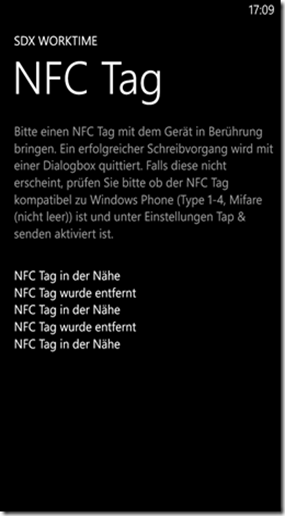 Windows Phone NFC