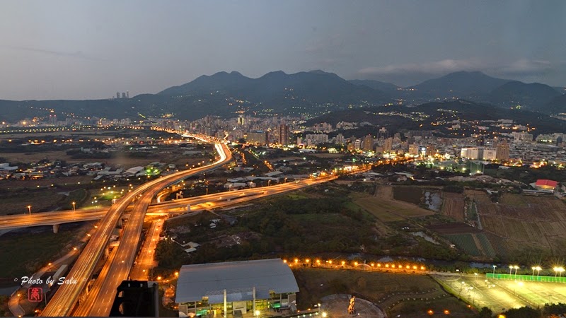 台北 北投焚化爐 關渡平原 社子大橋 夜景