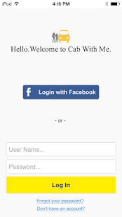 Cab With Me - Taxi Sharing Screenshots 0