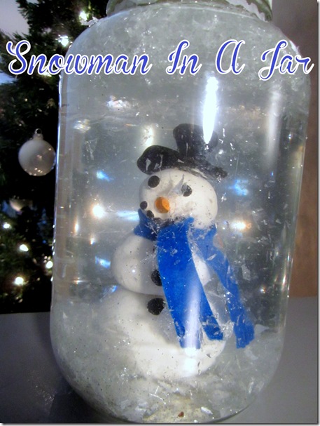 Snowman In A Jar {Krafty Kat}
