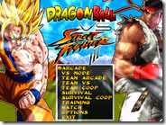 Dragon Ball VS Street Fighter 3: gioco picchiaduro gratis per PC