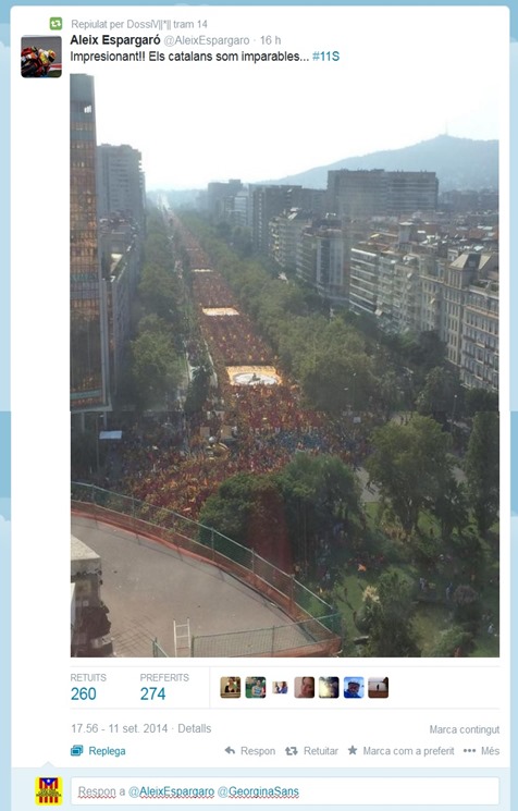 Manifestacion de barcelona 11092014 2