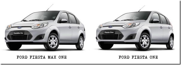 Ford Fiesta One y Ford Fiesta Max One. Información de producto (2012)