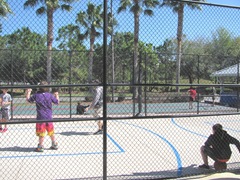Florida Marriott Cypress Harbour basketball court
