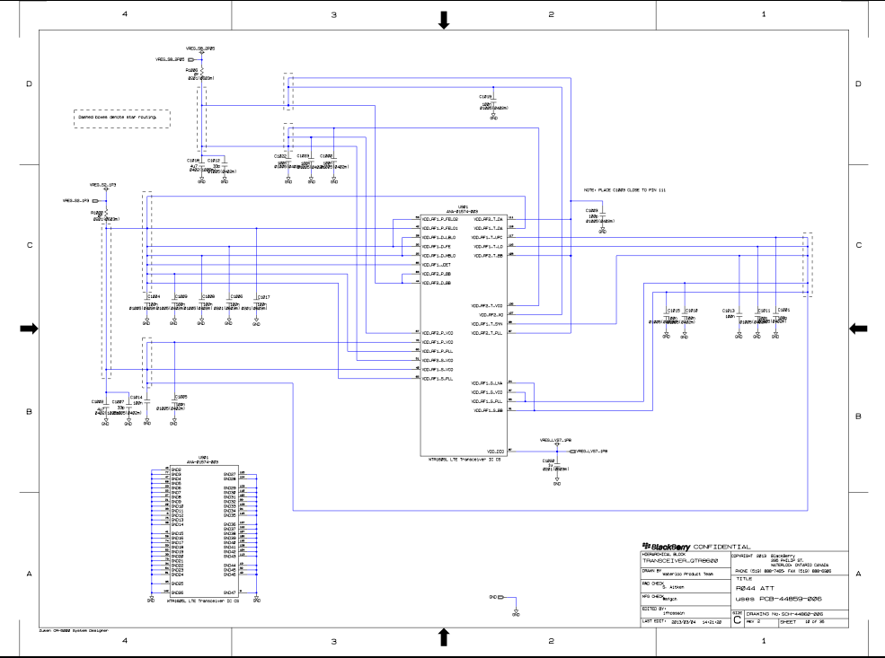 BlackBerry Q10 Schematics