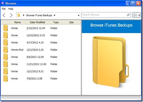 iBackup per Windows e Mac