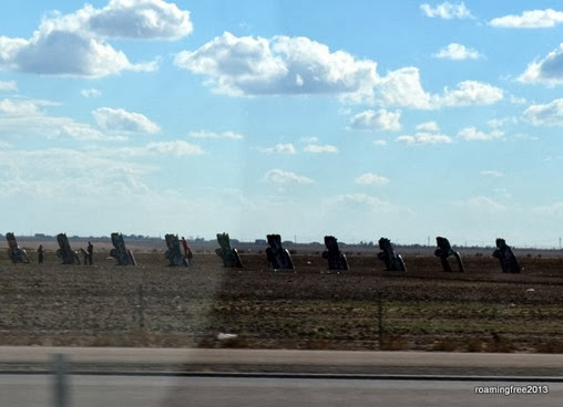 Cadillac Ranch - as we drove by!