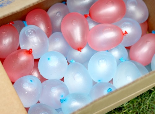 water balloons in a box