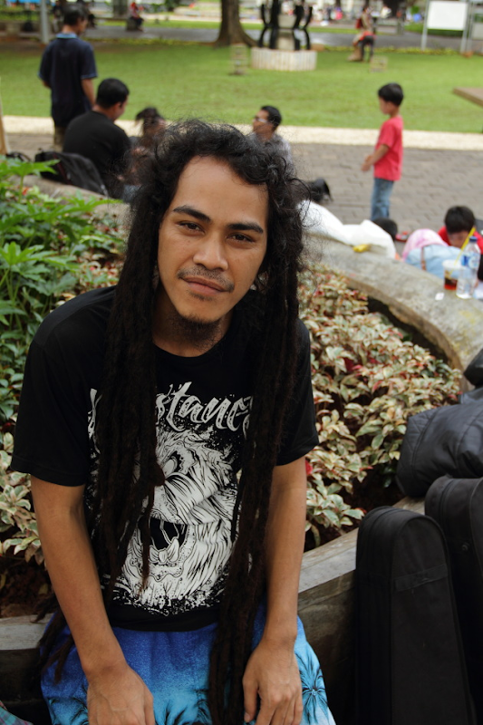 Street Musician from Jakarta, Indonesia